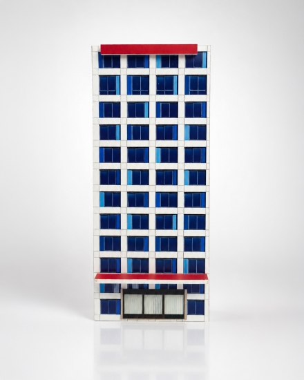 Cardboard apartment  22 cm height 9 cm breath
